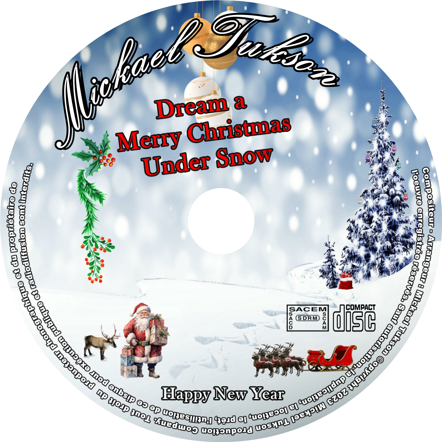 CD — Dream a Merry Christmas Under Snow